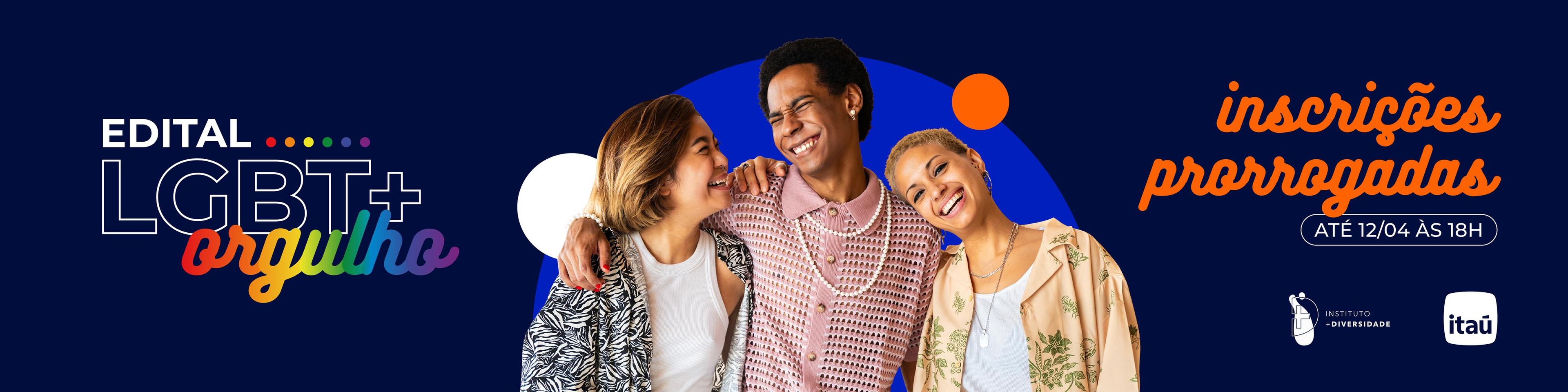 banner Edital Itaú LGBT+ 2024